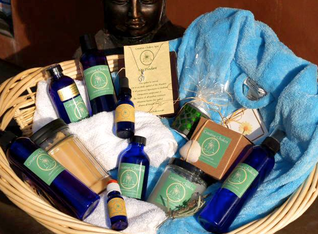 Creative Chakra Spa Gifts Basket