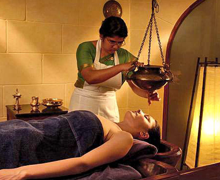Shirodhara at the Womens' Wellness Retreat